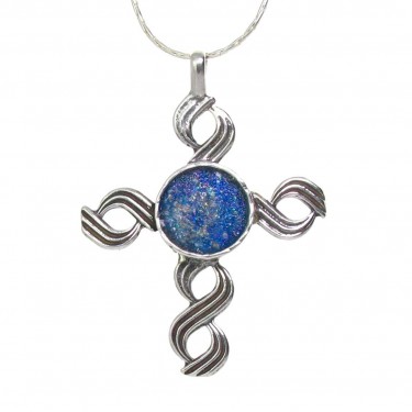 A  Custom Designed Roman Glass Cross
